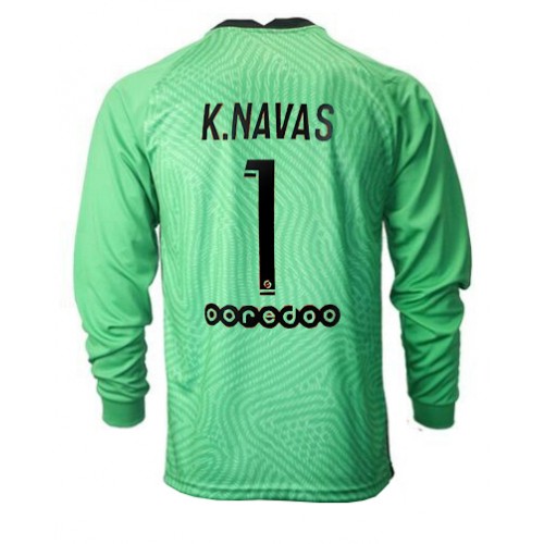 Paris Saint-Germain PSG Fodboldtrøjer Keylor Navas 1 Målmand 3. sæt 2020/21 Langærmet Paris Saint-Germain PSG Fodboldtrøjer Keylor Navas 1 Målmand 3. sæt 2020/21 Langærmet
